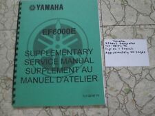 Yamaha ef600 generator service manual