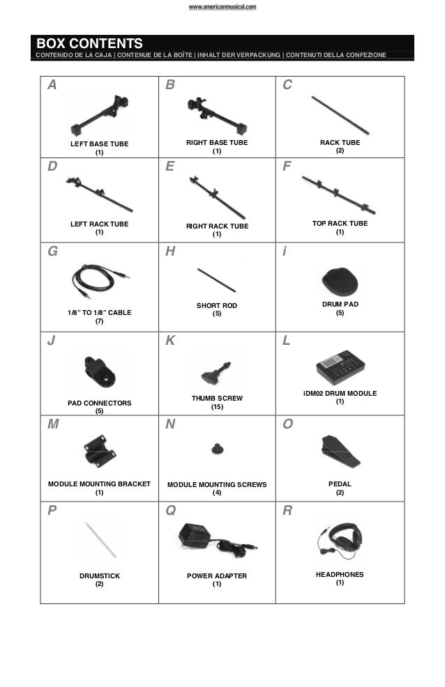 ion drum kit instructions