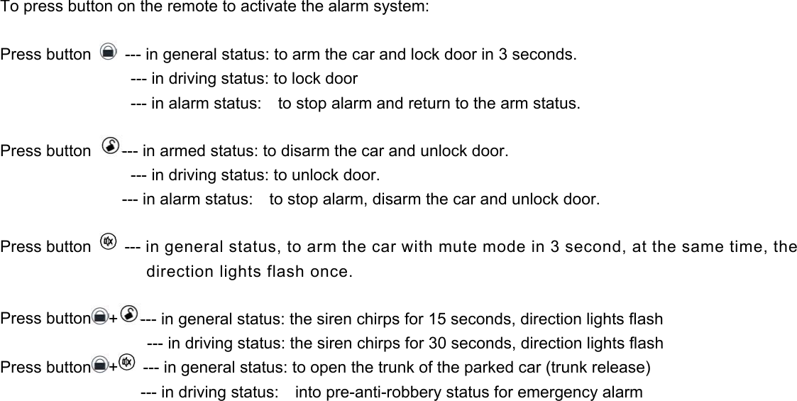 Steel mate alarm instructions