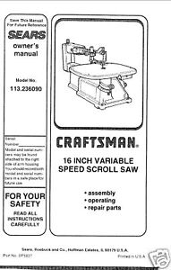 craftsman model 944.603131 manual