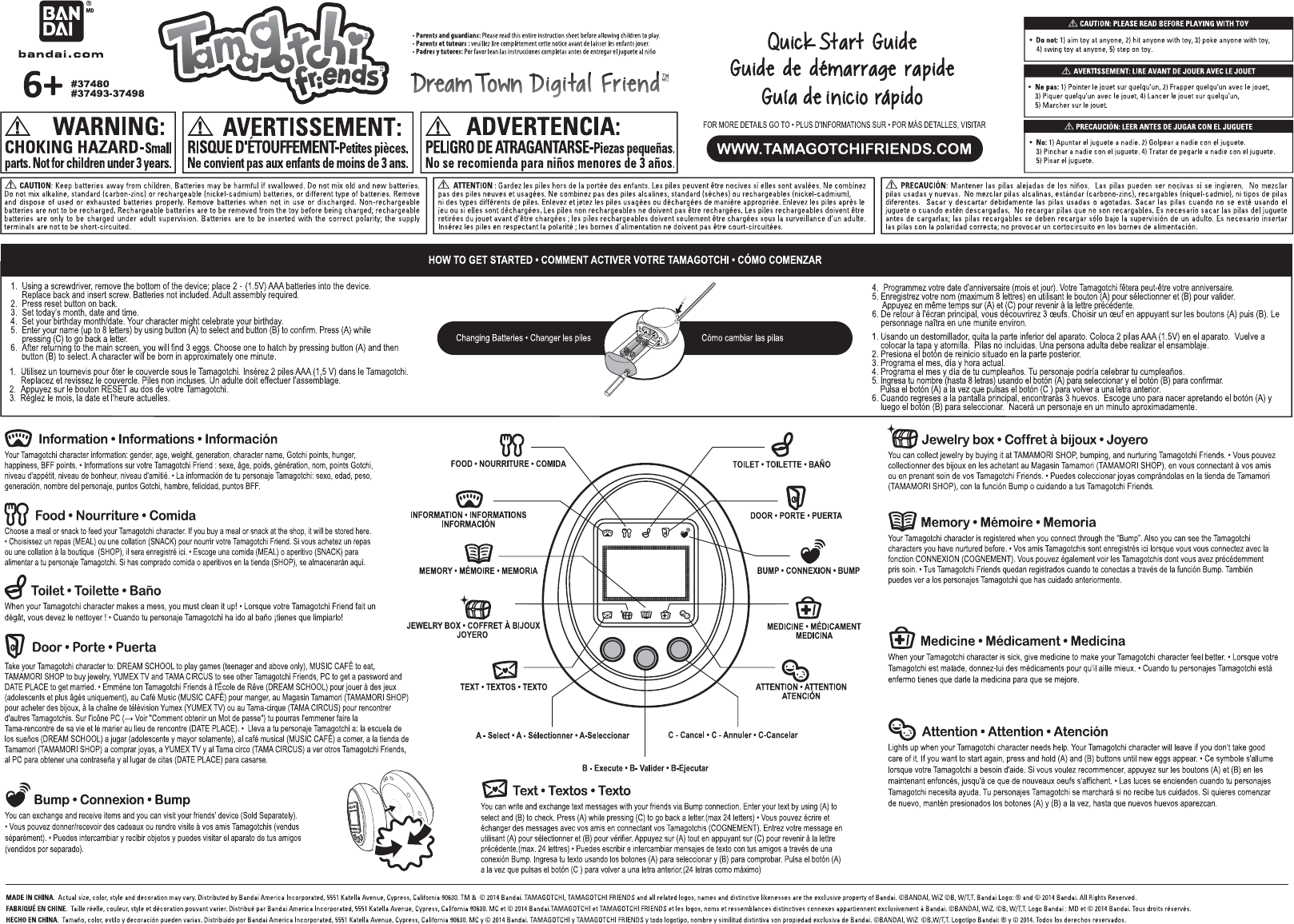 tamagotchi connection 168 in 1 instructions