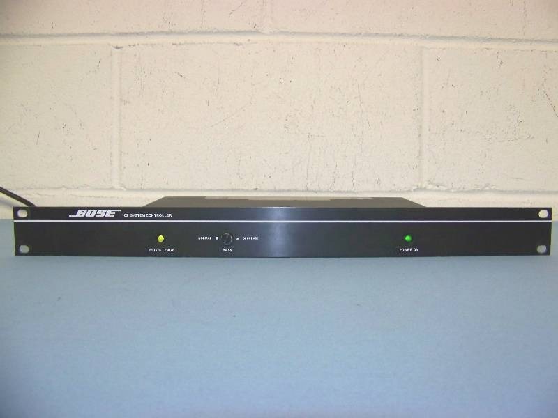 bose 102 system controller manual