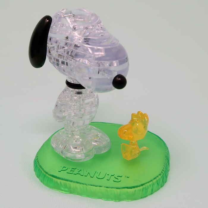 original 3d crystal puzzle snoopy instructions