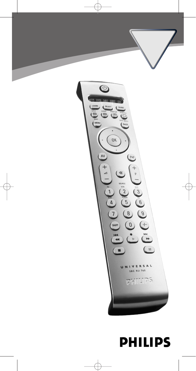 philips universal remote manual pm435s