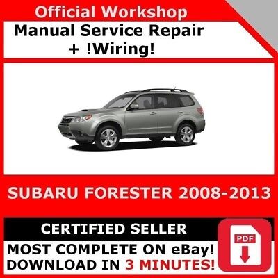 2013 subaru forester workshop manual