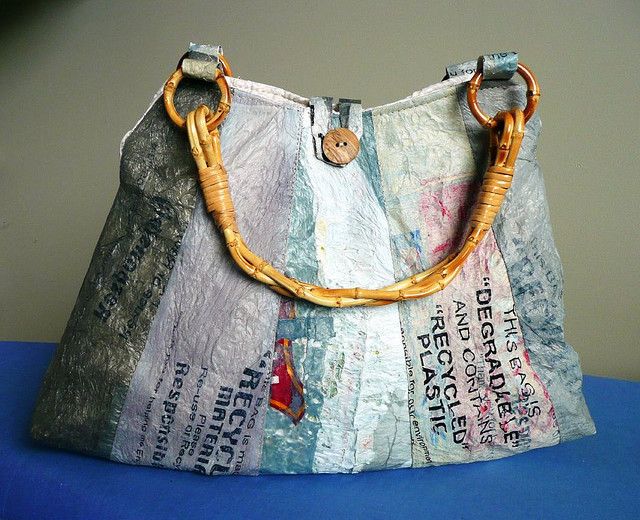 recycled plastic bag purse instructions