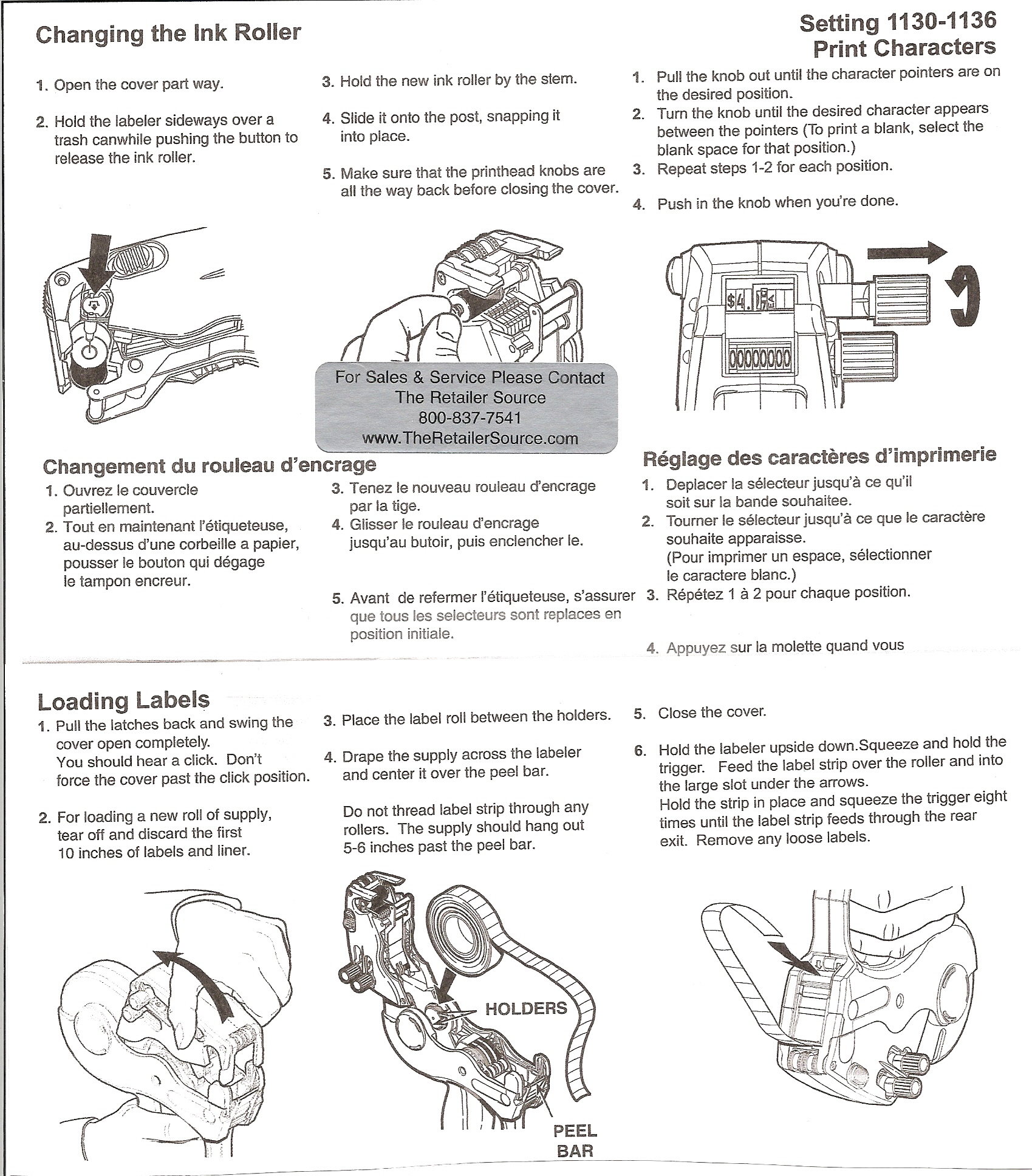 avery dennison monarch instructions