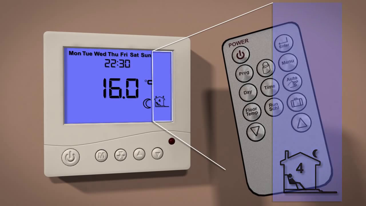 prowarm underfloor heating thermostat instructions