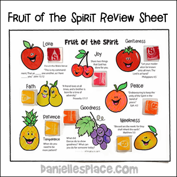 Fruit of the spirit lesson pdf