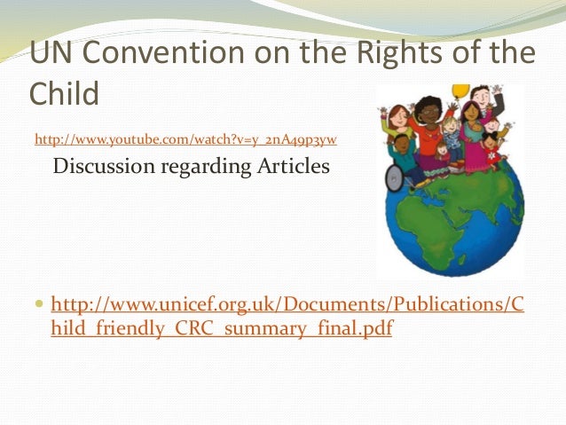 Un convention rights of the child pdf