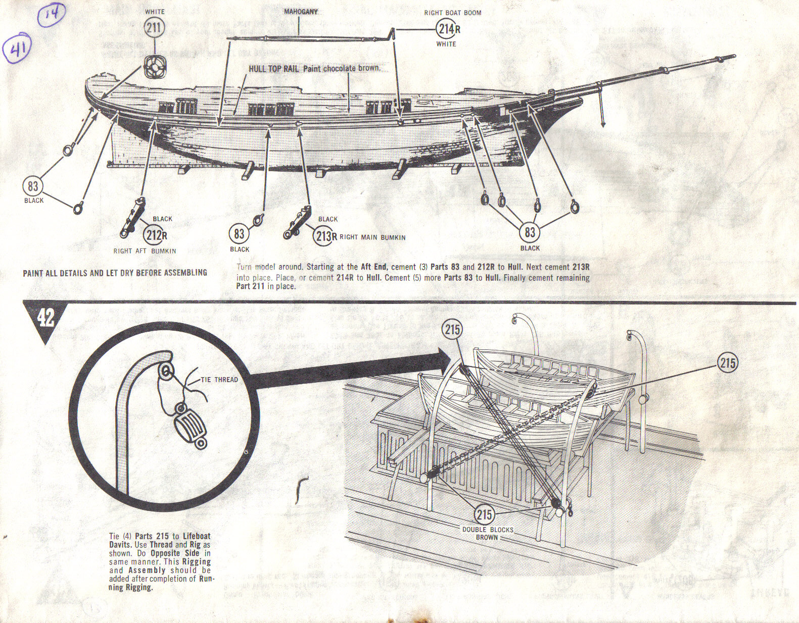 Revell cutty sark instructions