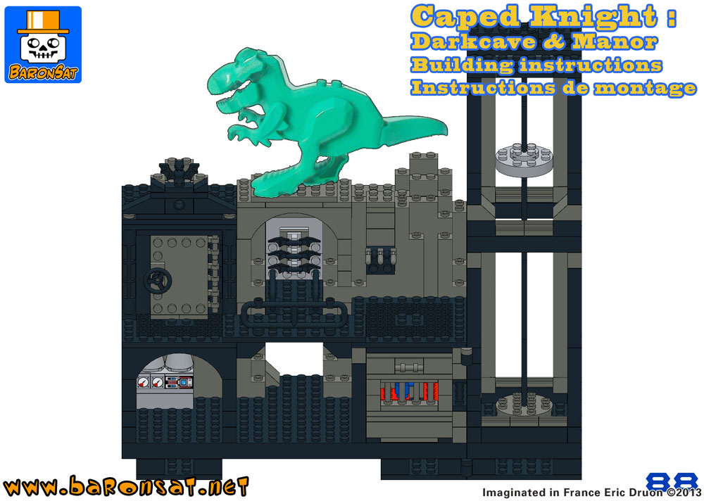 lego batcave custom instructions