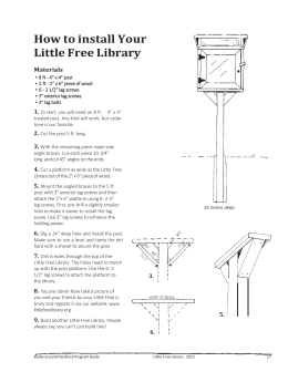 little free library instructions