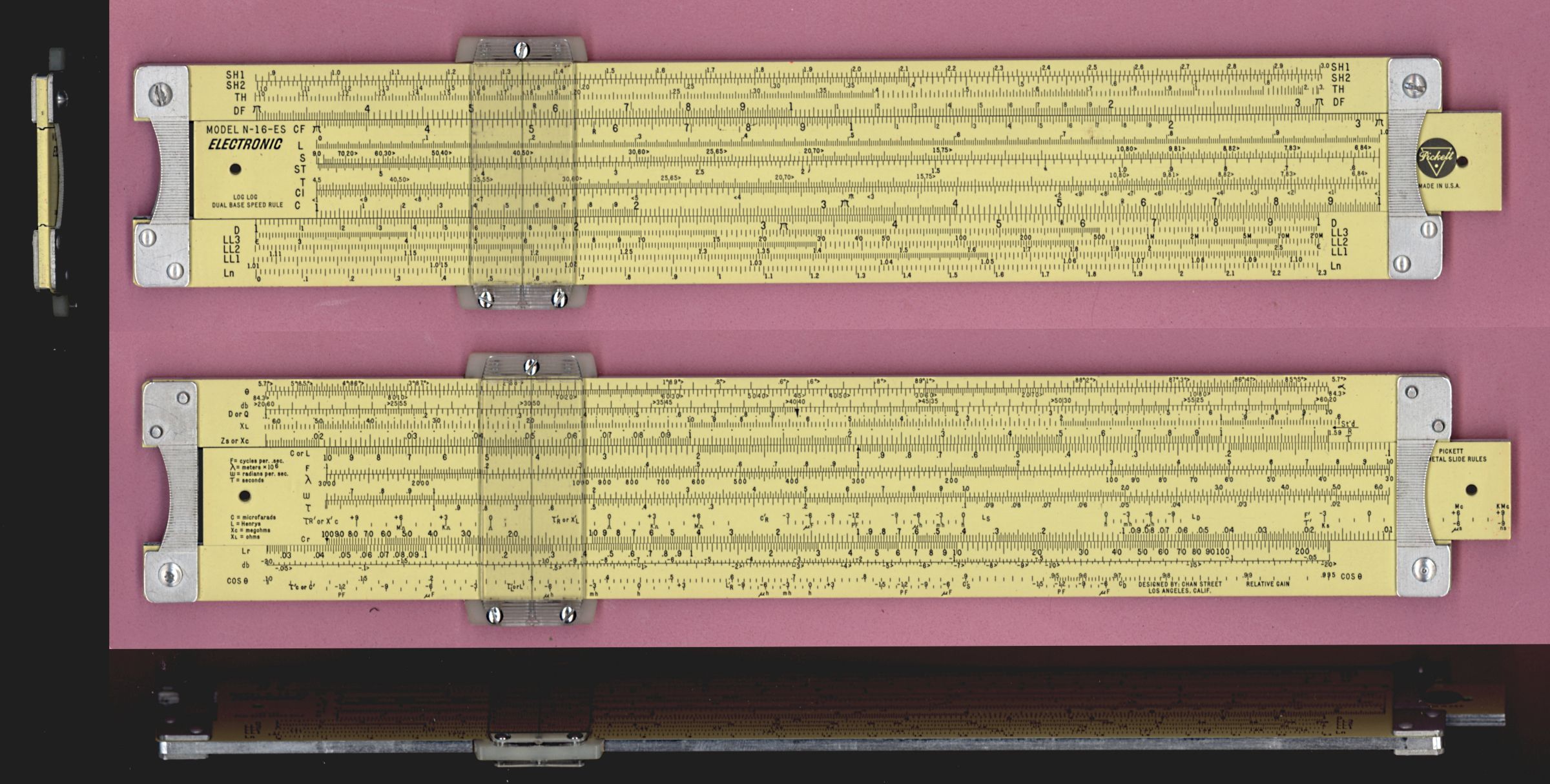 Pickett n 500 es slide rule manual