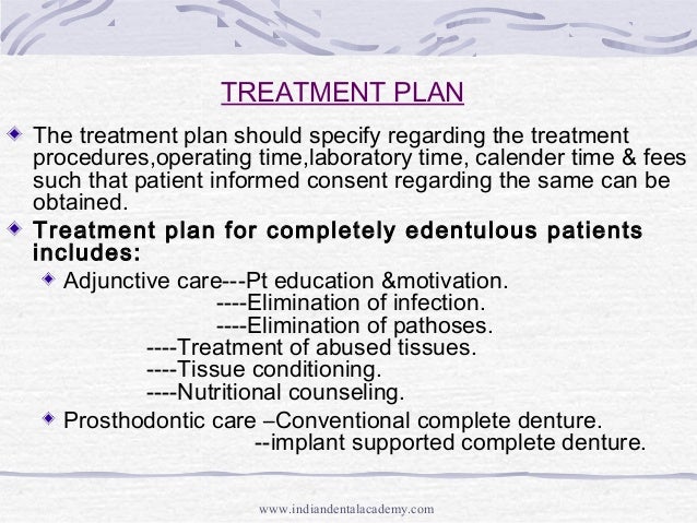 Diagnosis and treatment planning in complete denture pdf