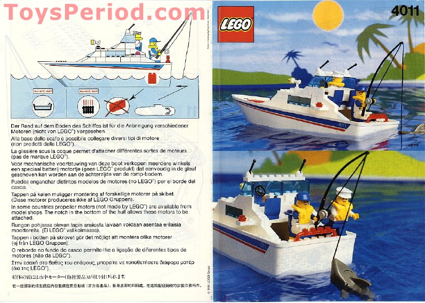 lego build instructions white yacht