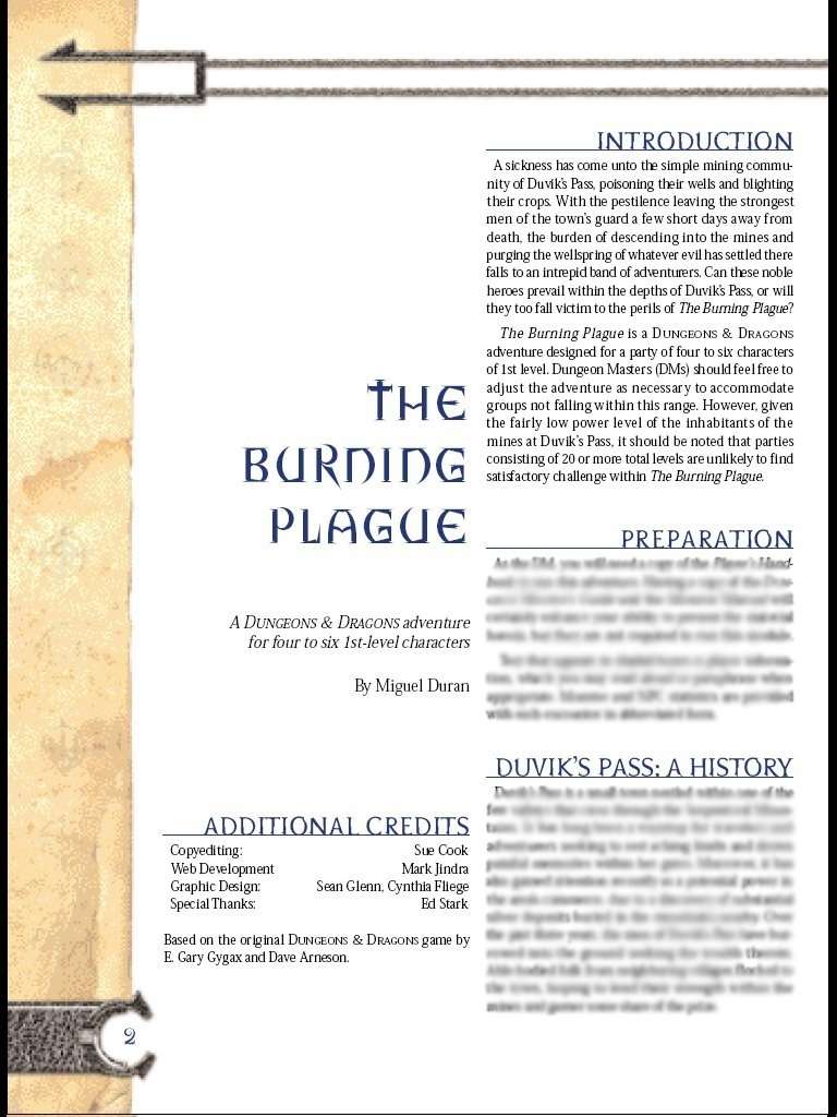 The burning plague 3.5 pdf