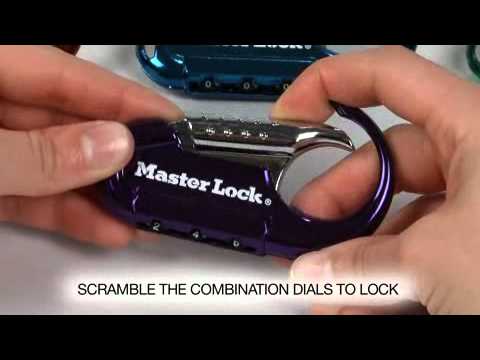 Master lock operating instructions