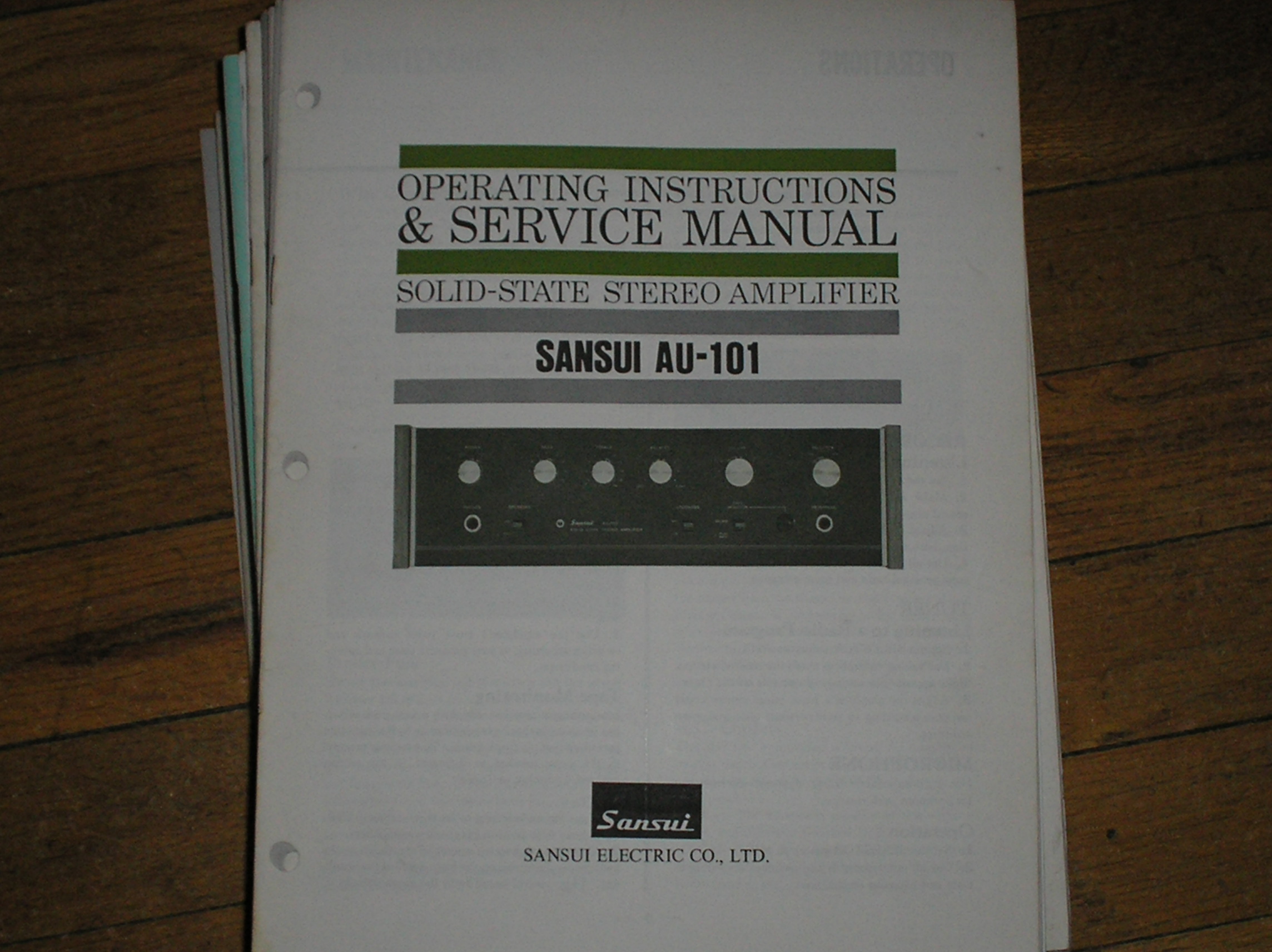 sansui au-555a service manual