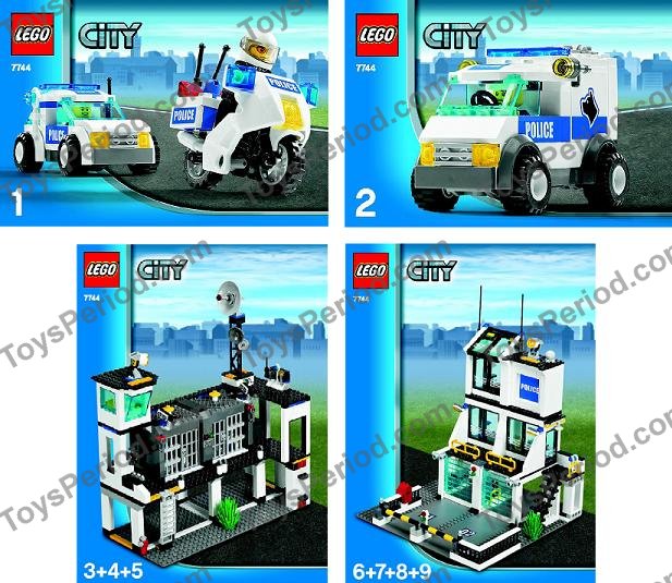 lego police car instructions 7744