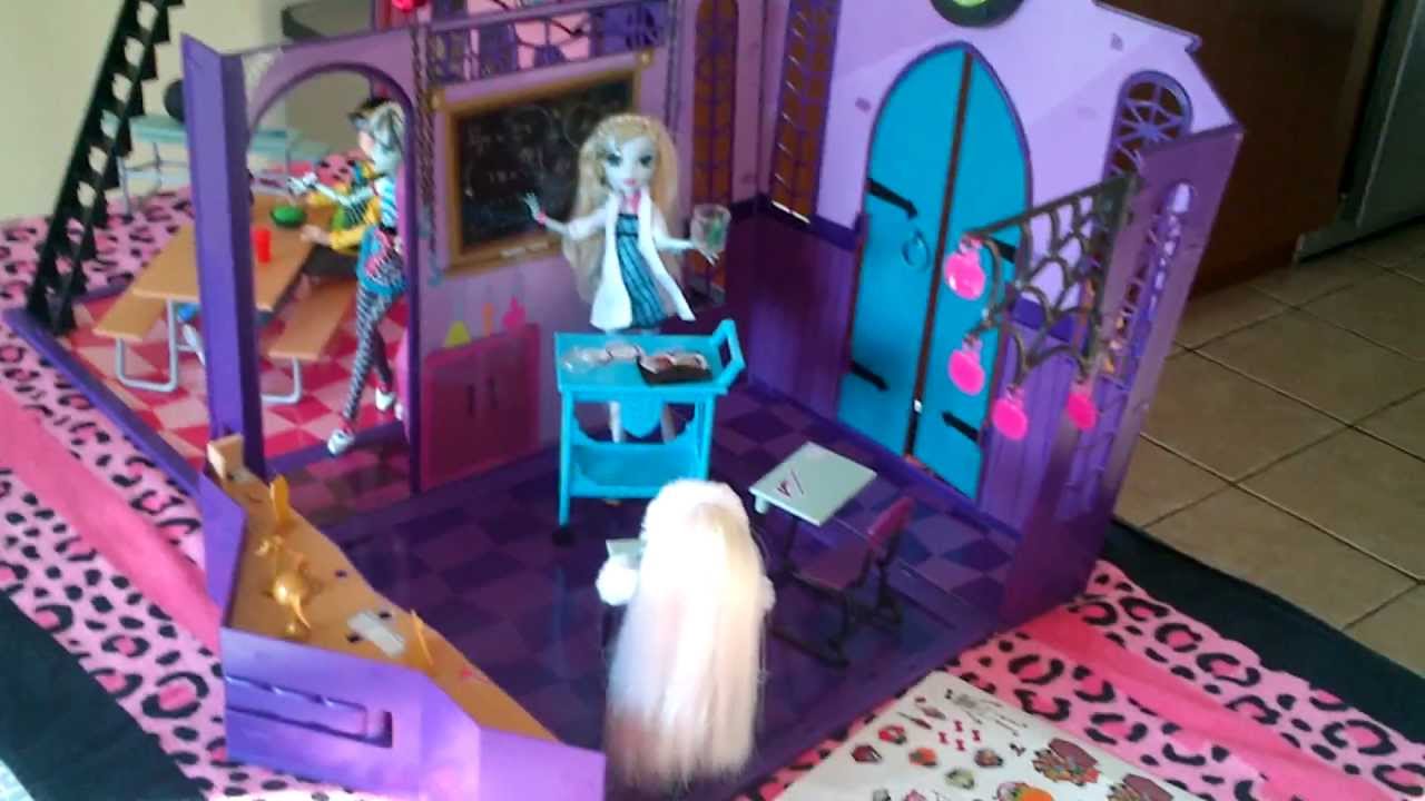 monster high school playset instructions