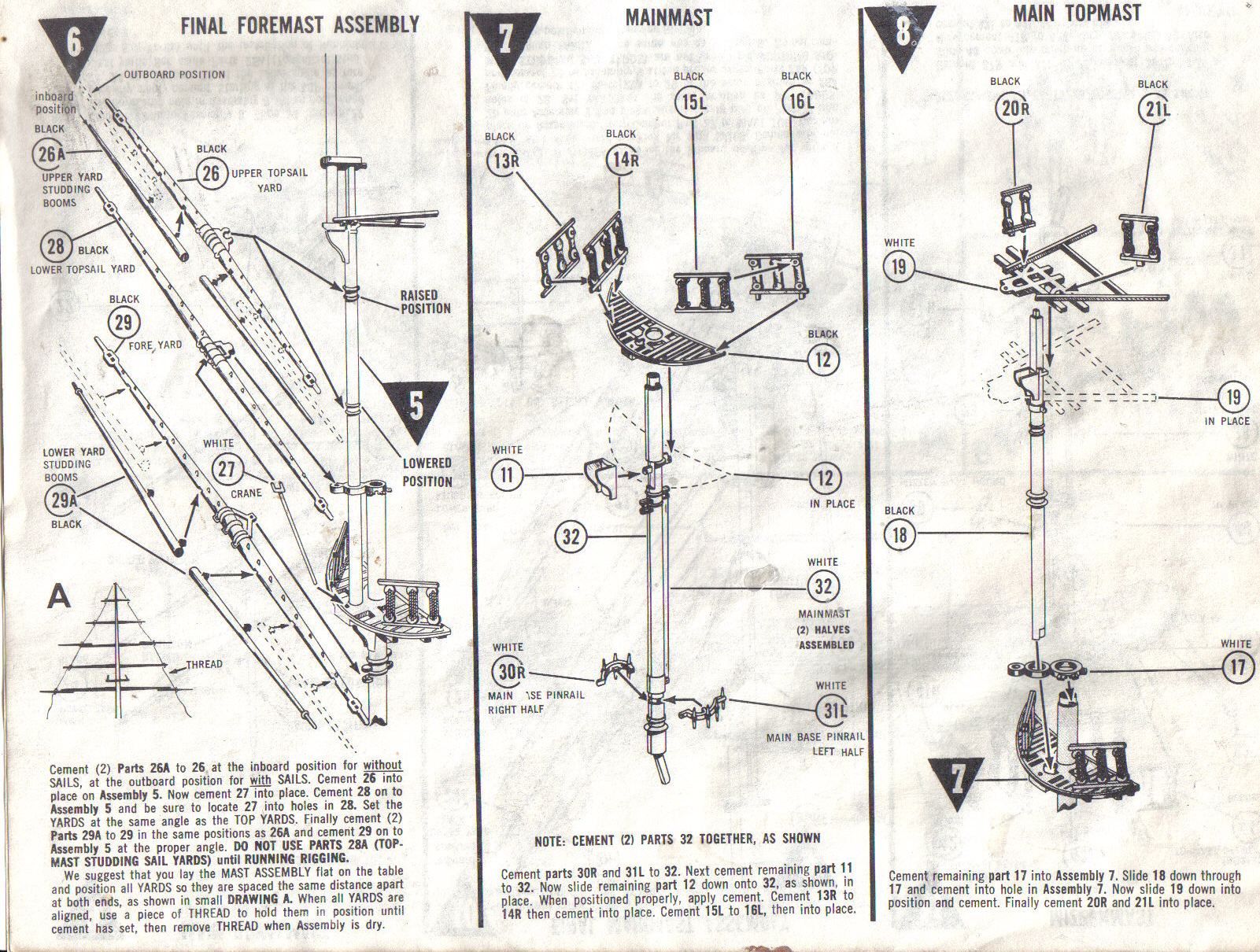 Revell cutty sark instructions