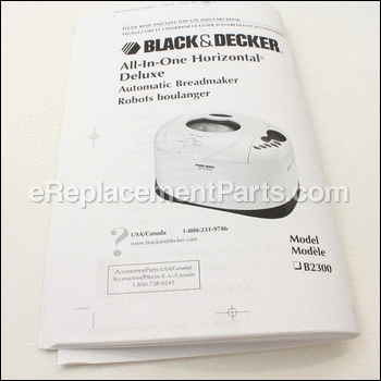 black and decker b2300 manual