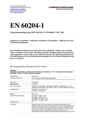 En 60204 1 standard pdf