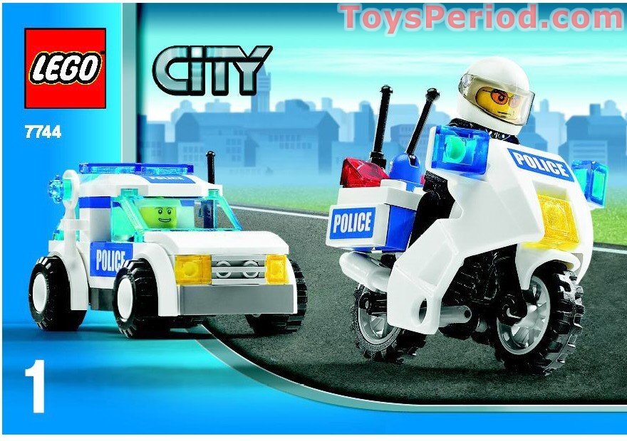 lego police car instructions 7744