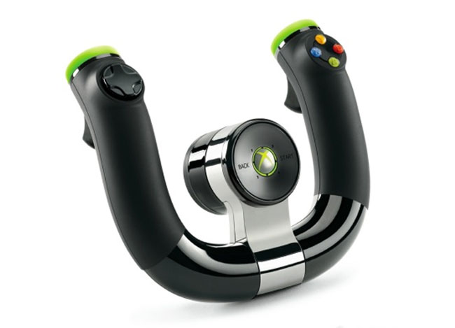 microsoft xbox 360 wireless steering wheel instructions