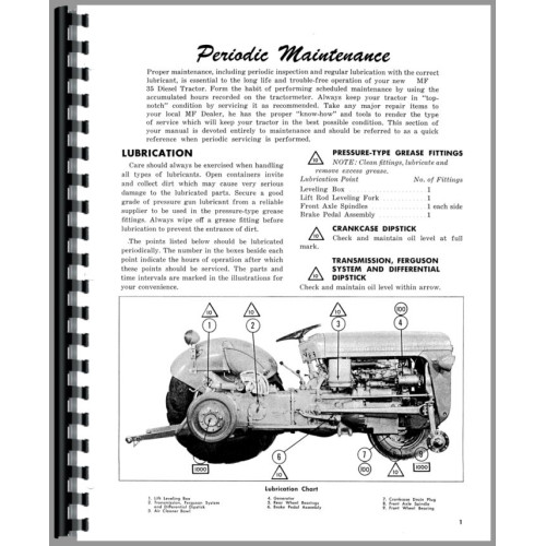 Massey ferguson 35 diesel manual