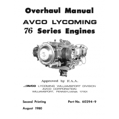 lycoming 0 320 h2ad overhaul manual