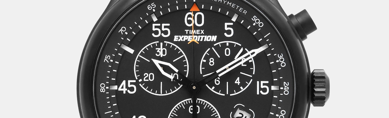 timex expedition chronograph watch instructions