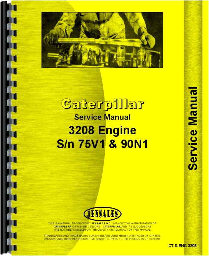 Caterpillar 3208 marine engine service manual