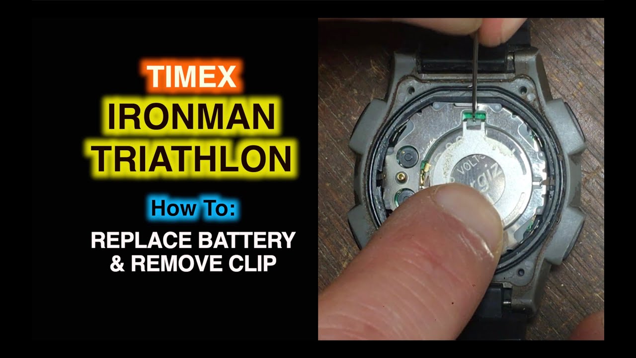 timex ironman battery replacement instructions