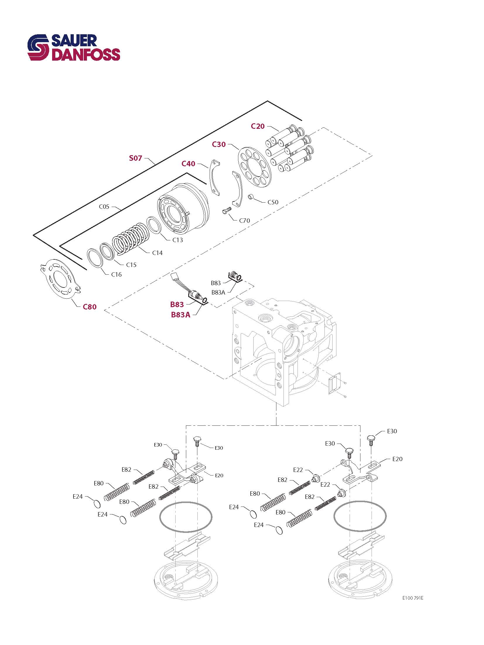 Sauer danfoss m46 parts manual