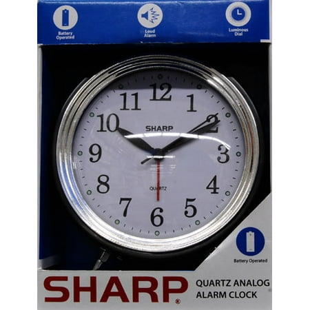 sharp quartz analog alarm clock instructions