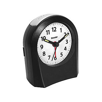 sharp quartz analog alarm clock instructions