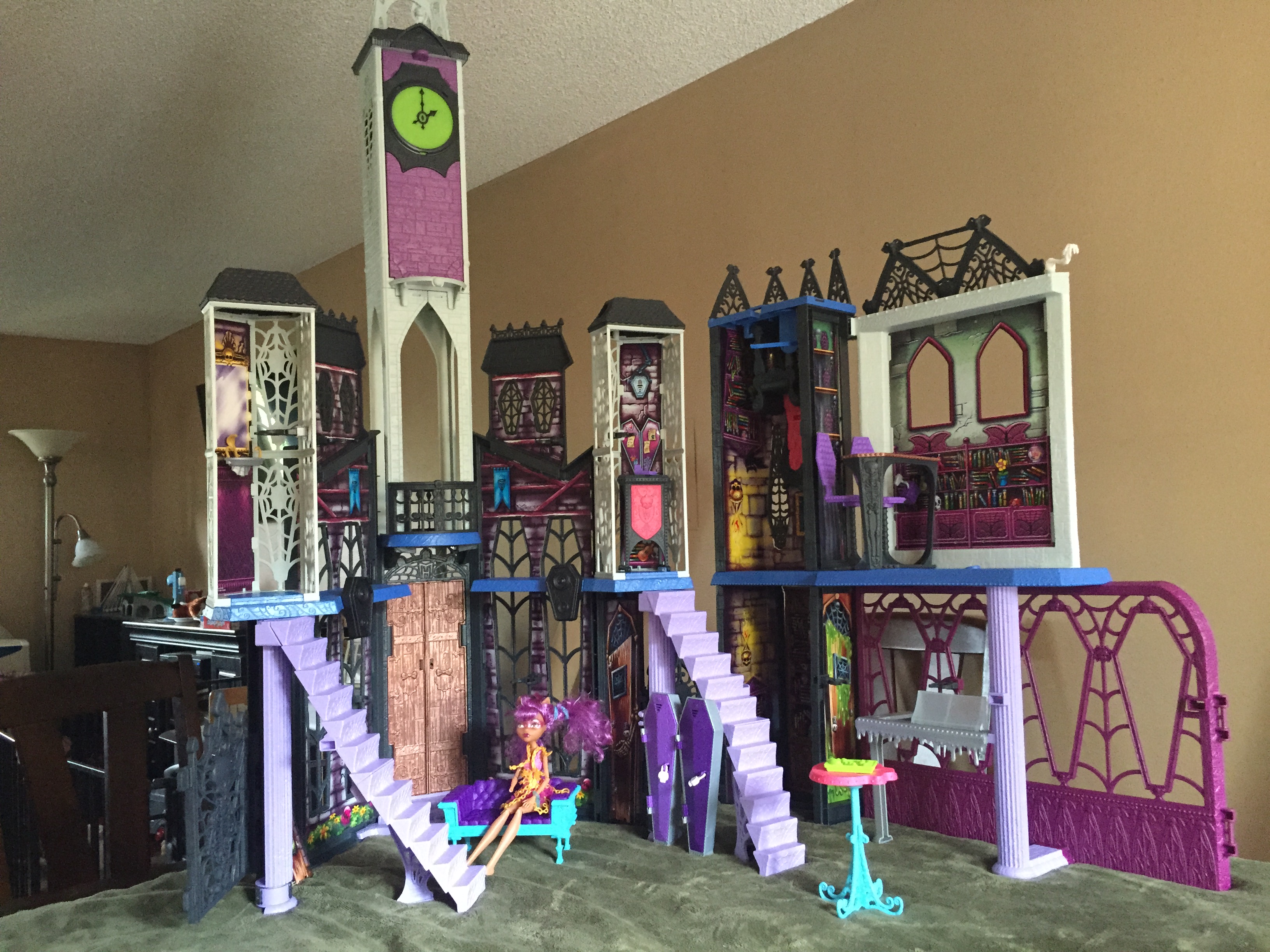 monster high school playset instructions