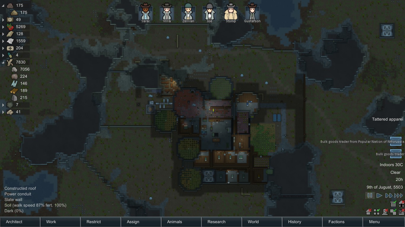 Rimworld how to build roof