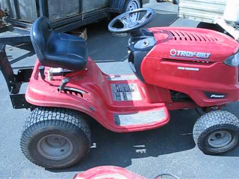 troy bilt pony lawn tractor manual