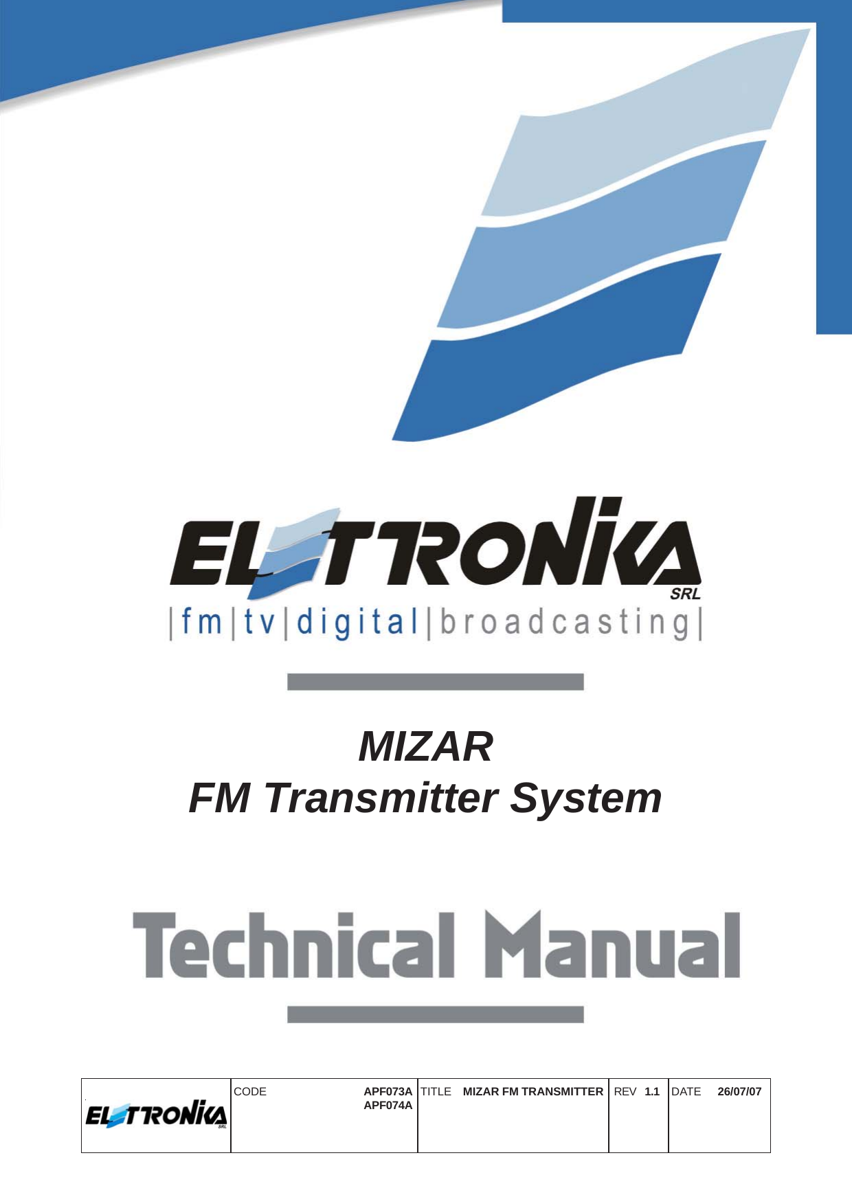 km 18 fm transmitter manual