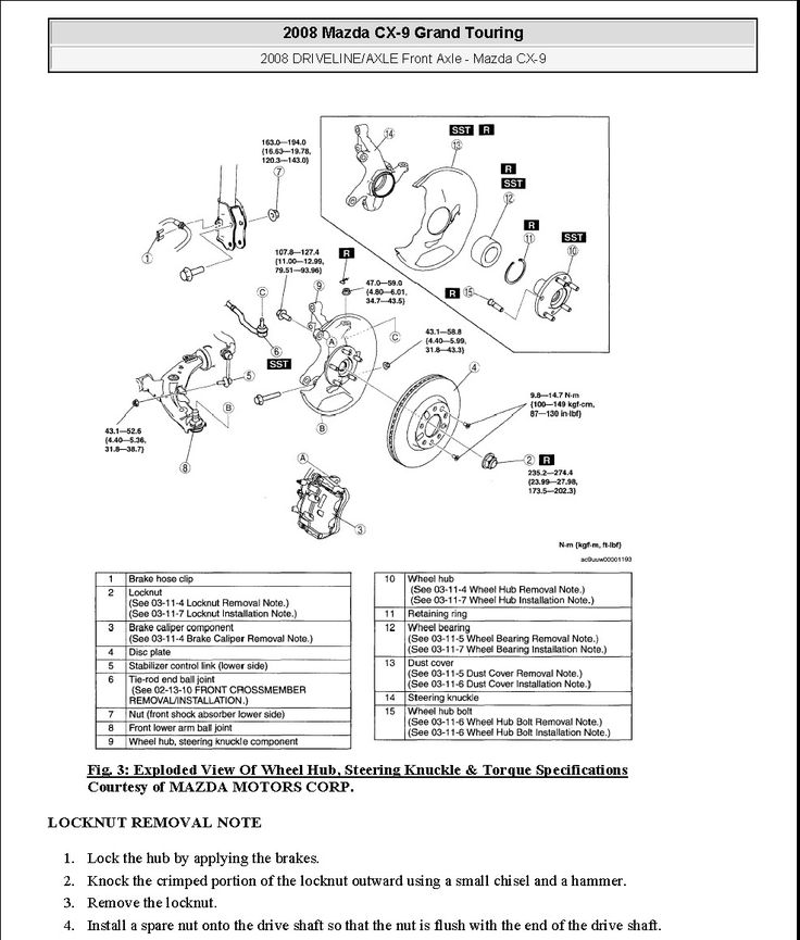 2010 mazda cx 7 service manual pdf