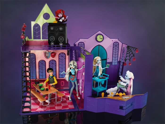 monster high school playset instructions