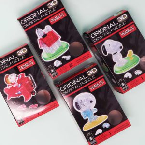 original 3d crystal puzzle snoopy instructions