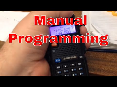 Baofeng uv 5r manual programming instructions