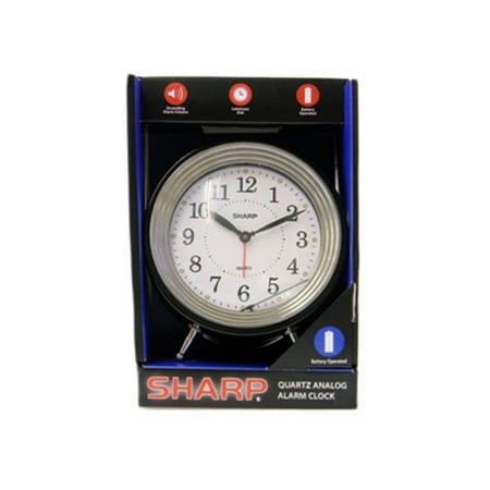 sharp quartz analog alarm clock instructions