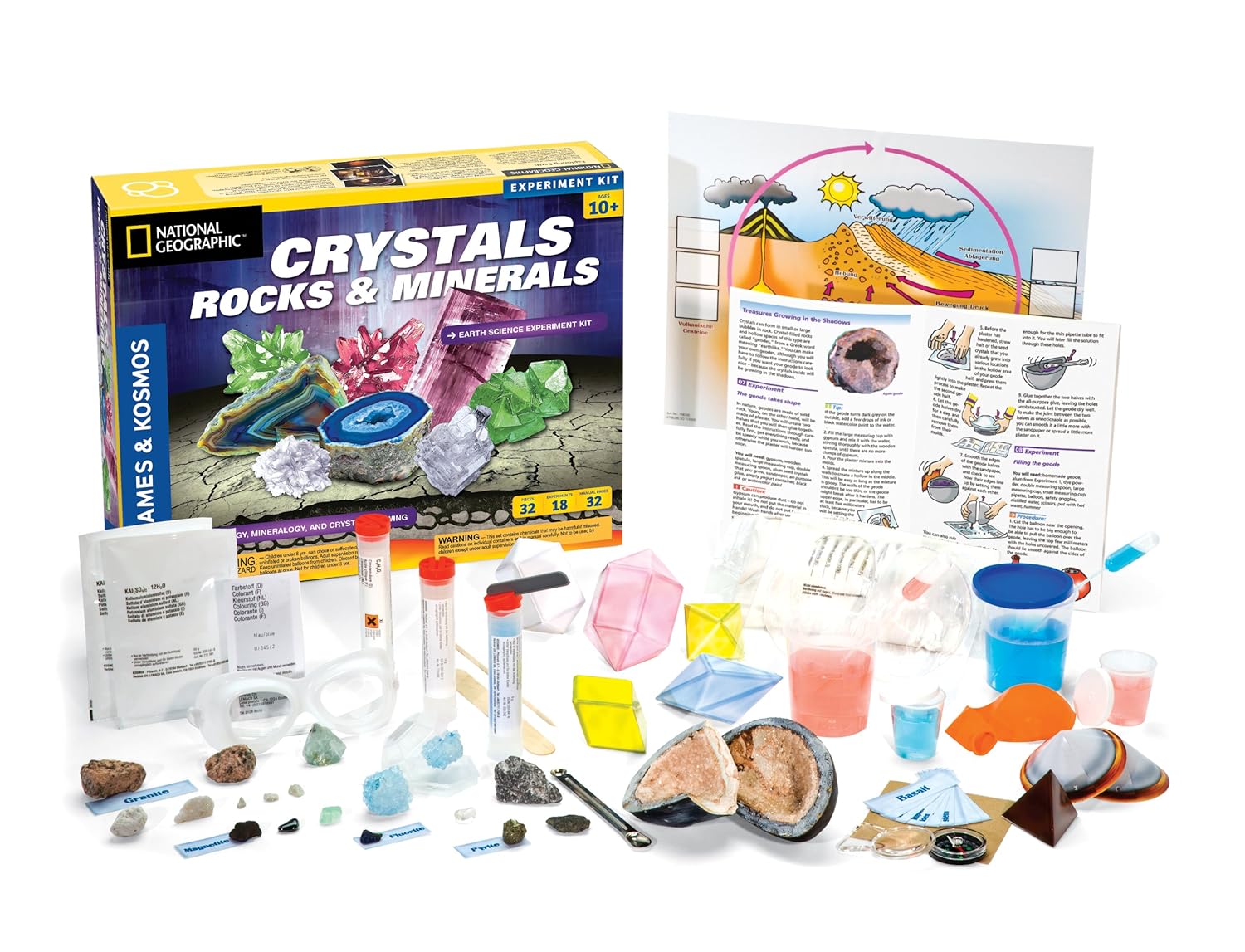 national geographic crystal growing kit instructions download