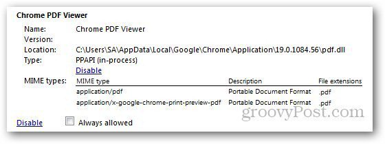 Chrome built in pdf viewer missing