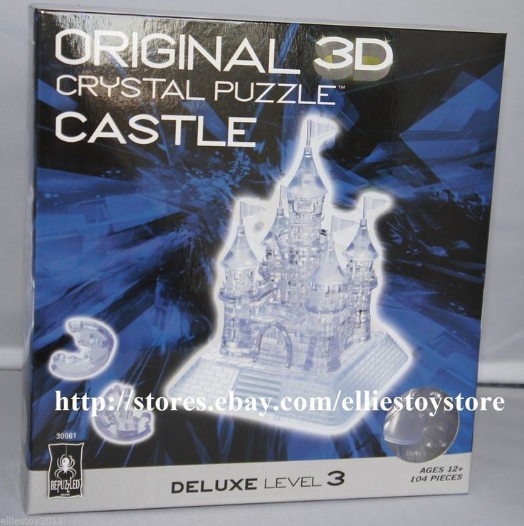 bepuzzled 3d crystal puzzle castle instructions